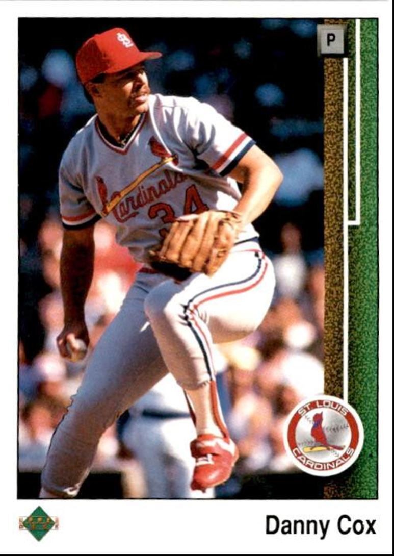 1989 Upper Deck Danny Cox St. Louis Cardinals #535