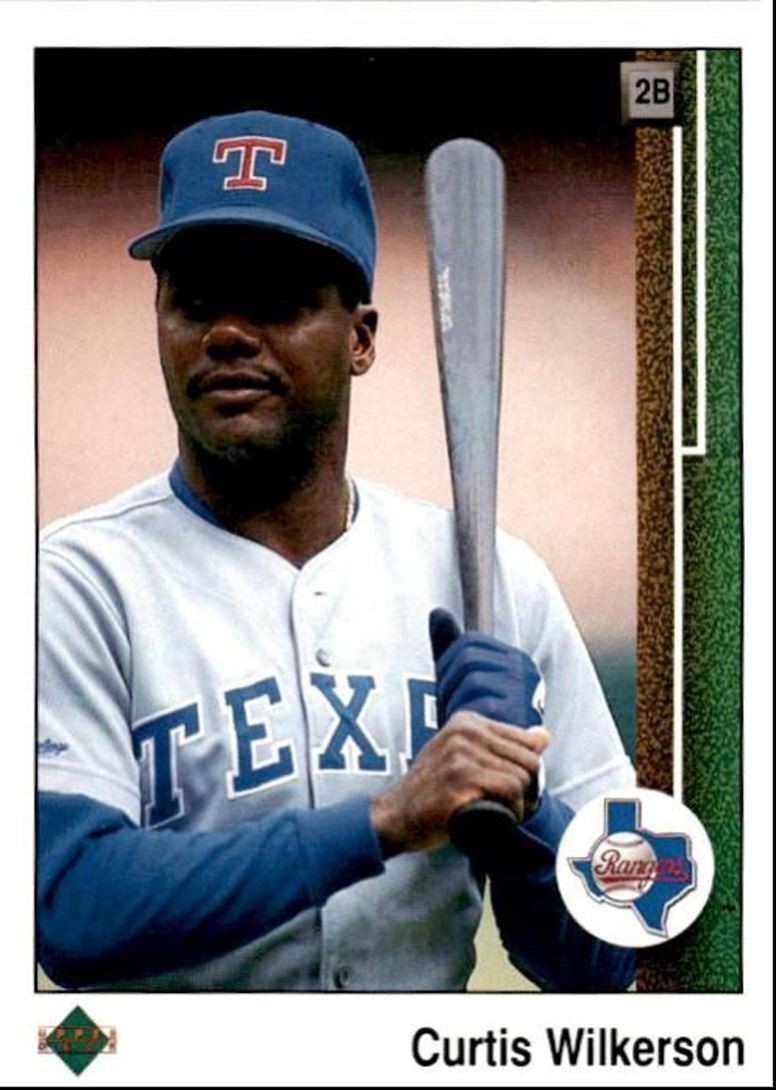 1989 Upper Deck Curtis Wilkerson Texas Rangers #465
