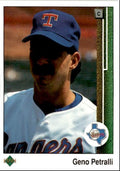 1989 Upper Deck Geno Petralli ` Texas Rangers #482