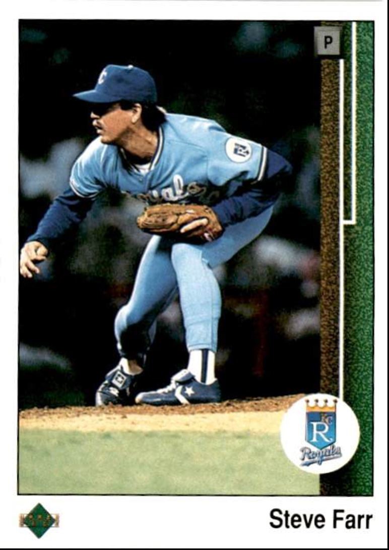 1989 Upper Deck Steve Farr Kansas City Royals #308