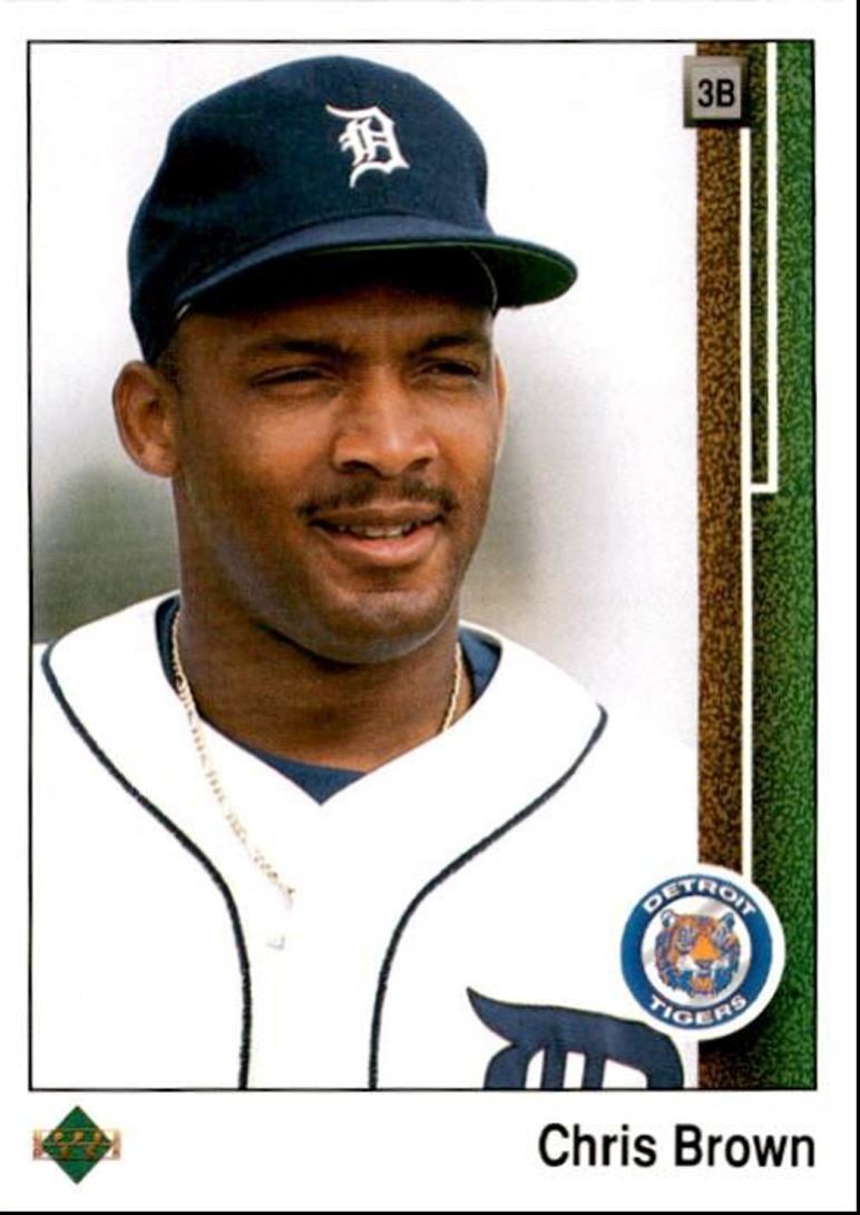 1989 Upper Deck Chris Brown Detroit Tigers #784