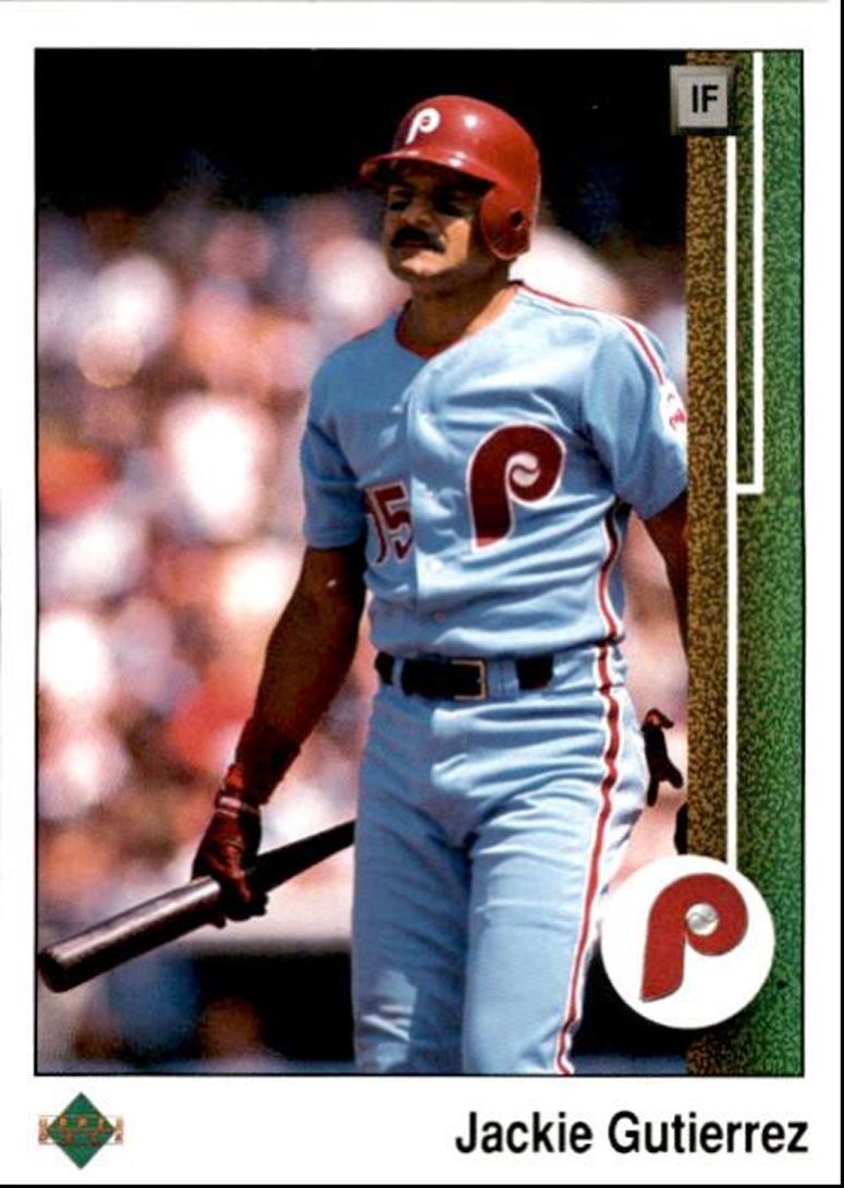 1989 Upper Deck Jackie Gutierrez / Philadelphia Phillies #430