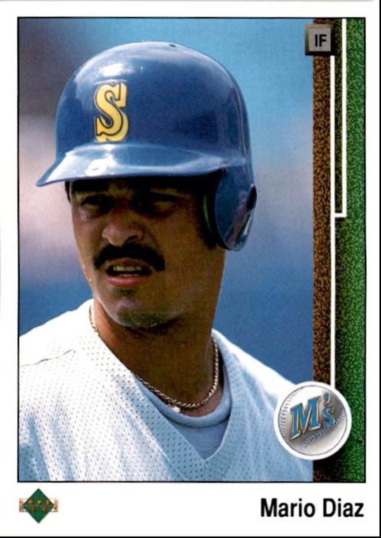 1989 Upper Deck Mario Diaz Seattle Mariners #318