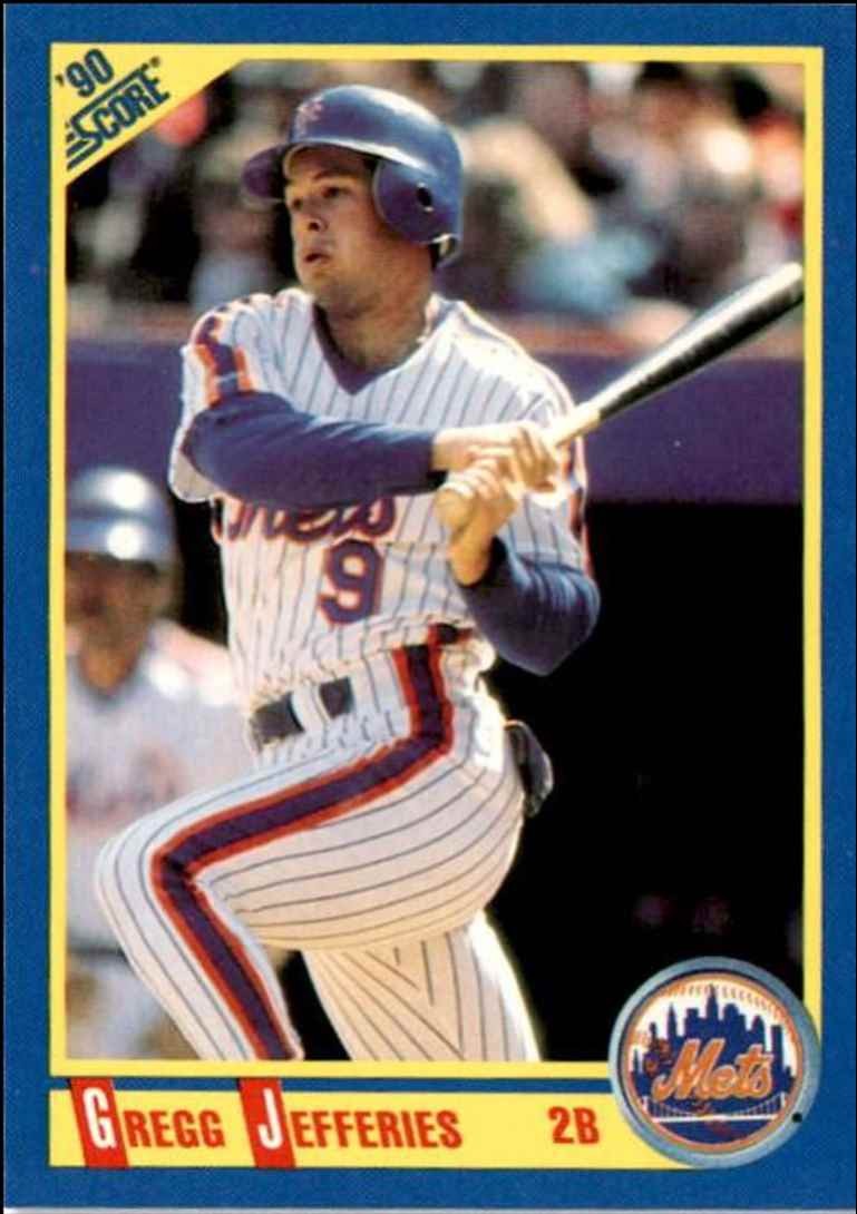 1990 Score Gregg Jefferies New York Mets #468