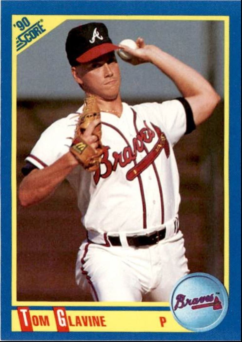 1990 Score Tom Glavine c Atlanta Braves #481