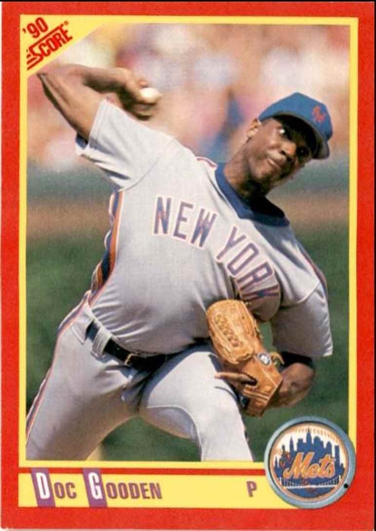 1990 Score Doc Gooden a New York Mets #313