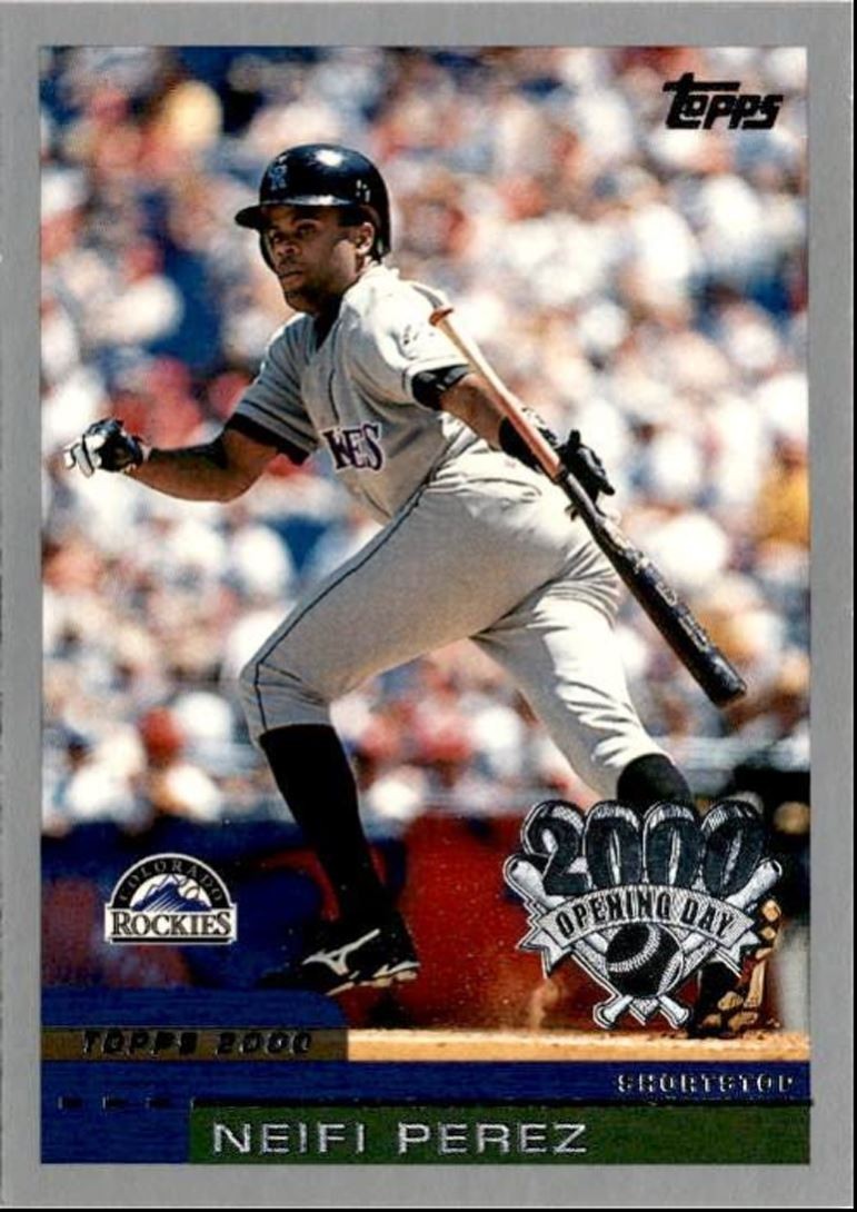 2000 Topps Opening Day Neifi Perez a Colorado Rockies #50