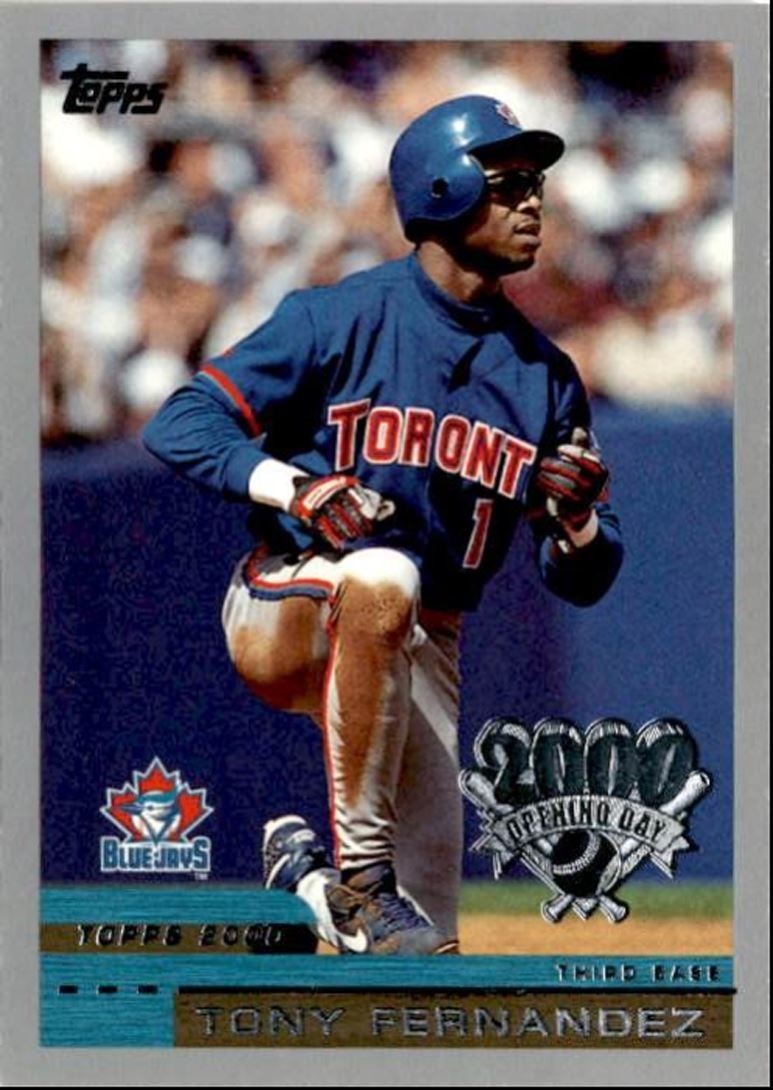 2000 Topps Opening Day Tony Fernandez a Toronto Blue Jays #97