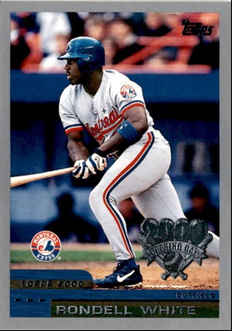 2000 Topps Opening Day Rondell White a Montreal Expos #123