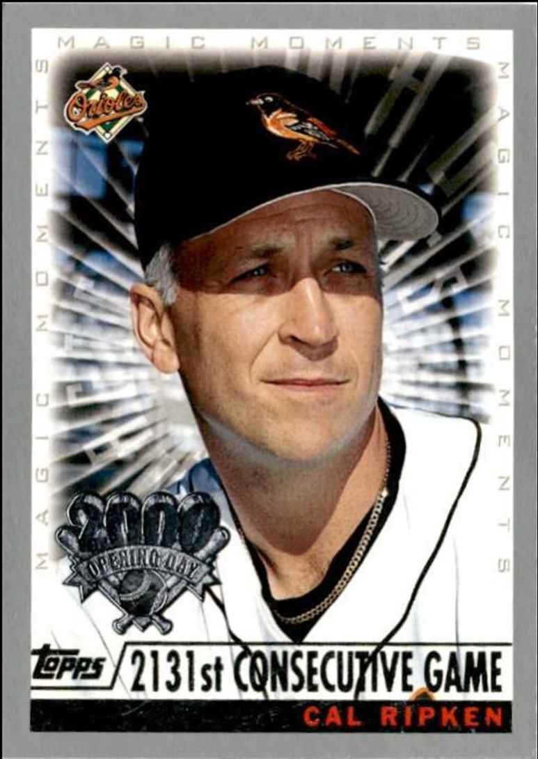 2000 Topps Opening Day Cal Ripken Jr. / Baltimore Orioles #107