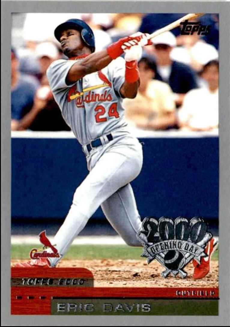 2000 Topps Opening Day Eric Davis / St. Louis Cardinals #92