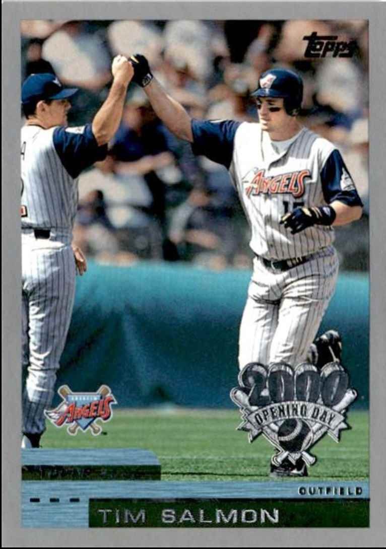 2000 Topps Opening Day Tim Salmon . Anaheim Angels #127