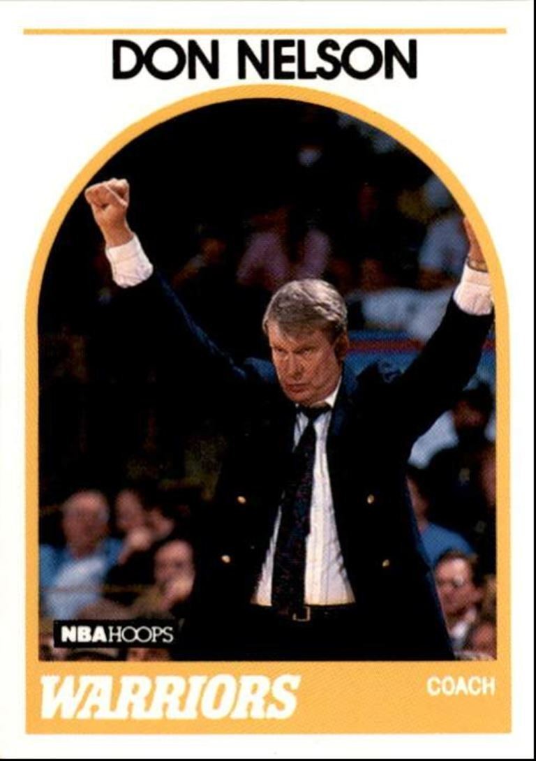 1989-90 Hoops Basketball Card Don Nelson Golden State Warriors #273