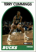 1989-90 Hoops Basketball Card Terry Cummings Milwaukee Bucks #100