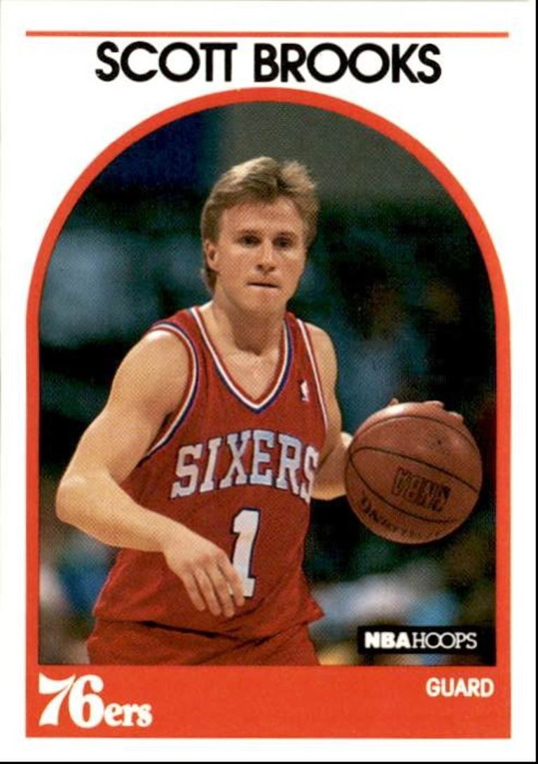 1989-90 Hoops Basketball Card Mike Scott Houston Astros #34