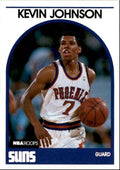 1989-90 Hoops Basketball Card Kevin Johnson Phoenix Suns #35