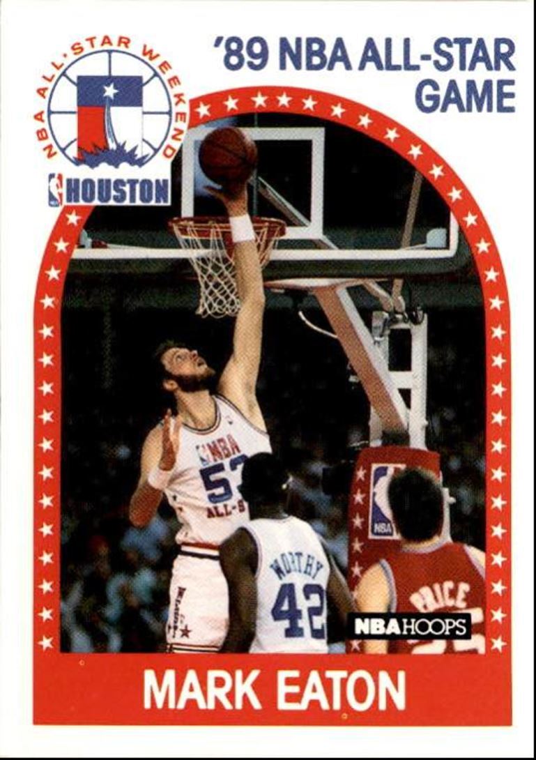 1989-90 Hoops Basketball Card Mark Eaton Utah Jazz #174