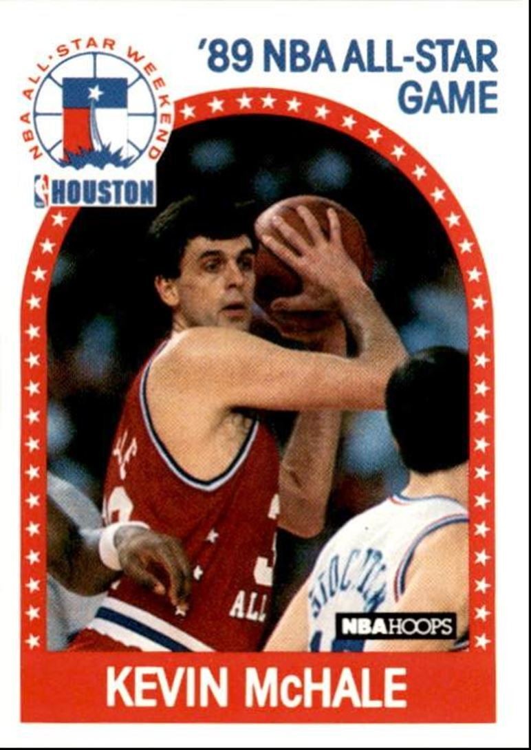 1989-90 Hoops Basketball Card Kevin McHale Boston Celtics #156