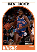 1989-90 Hoops Basketball Card Trent Tucker New York Knicks #87