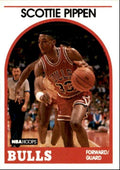 1989-90 Hoops Basketball Card Scottie Pippen hof Chicago Bulls #244