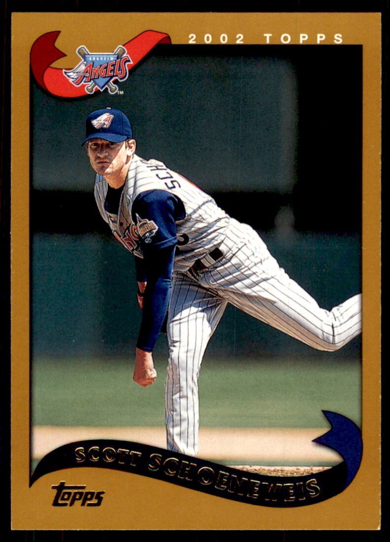 2002 Topps Baseball Card Scott Schoeneweis C Baseball Cards #58