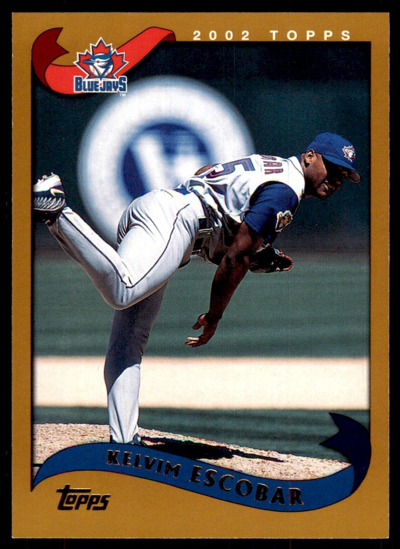 2002 Topps Baseball Card Kelvim Escobar B Baseball Cards #119
