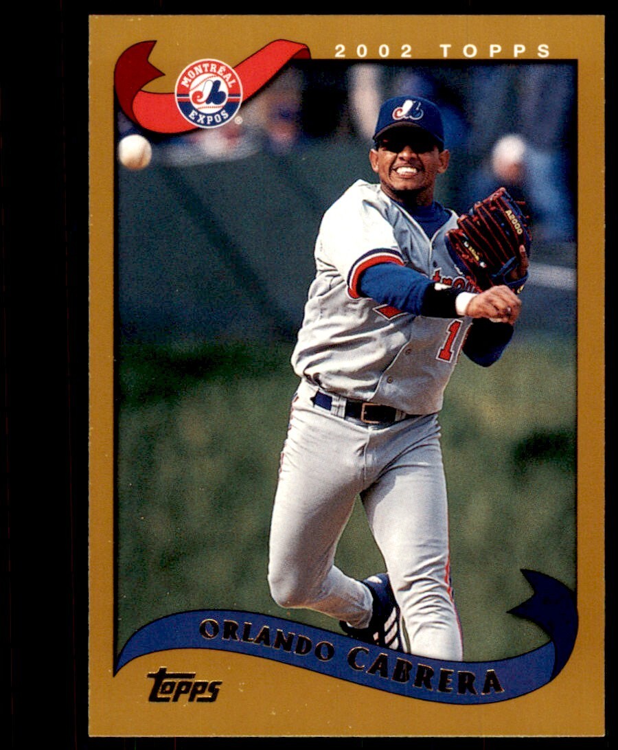 2002 Topps Baseball Card Orlando Cabrera C Baseball Cards #32