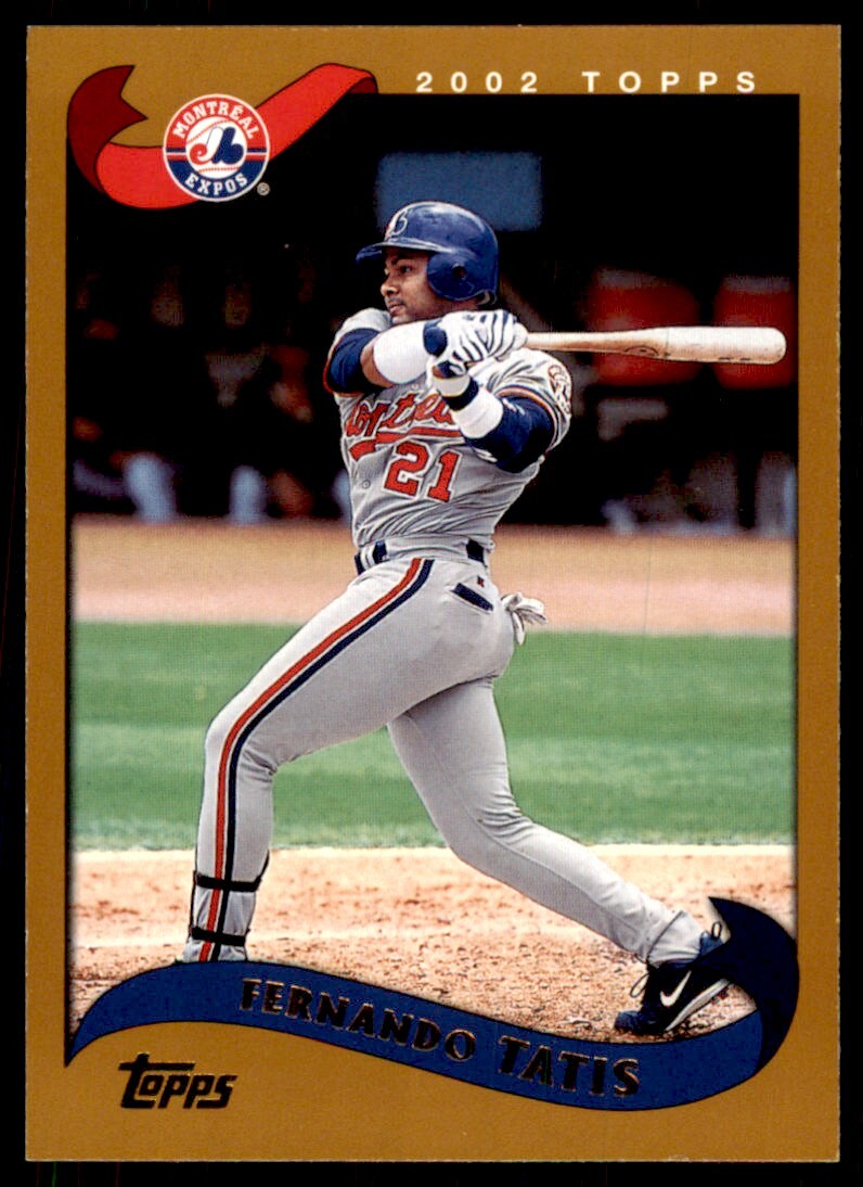 2002 Topps Baseball Card Fernando Tatis B Baseball Cards #16