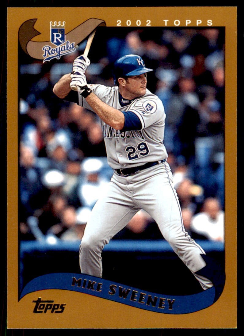 2002 Topps Baseball Card Mike Sweeney B Baseball Cards #21