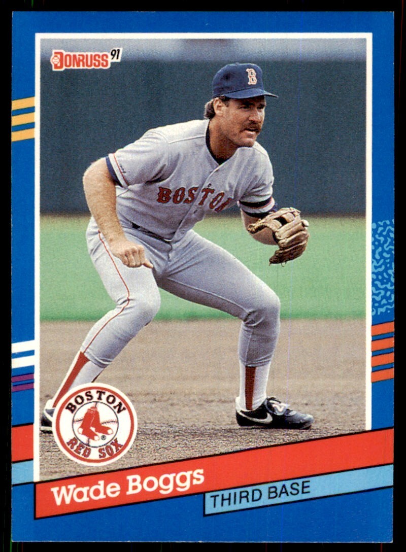 1991 Donruss Baseball Card Wade Boggs A Baseball Cards #178