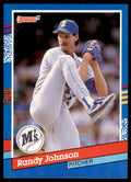 1991 Donruss Baseball Card Randy Johnson B Baseball Cards #134