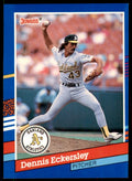1991 Donruss Baseball Card Dennis Eckersley A Baseball Cards #270