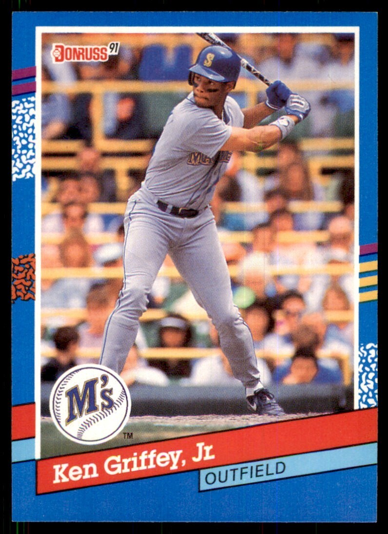 1991 Donruss Baseball Card Ken Griffey Jr. B Baseball Cards #77