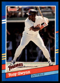 1991 Donruss Baseball Card Tony Gwynn B Baseball Cards #243