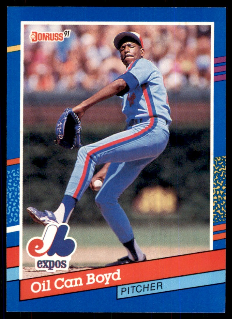 1991 Donruss Baseball Card Oil Can Boyd B Baseball Cards #194