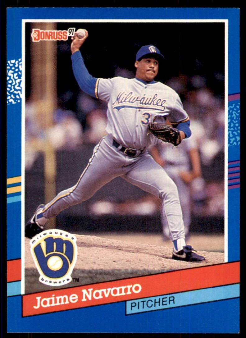 1991 Donruss Baseball Card Jaime Navarro A Baseball Cards #216