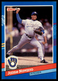 1991 Donruss Baseball Card Jaime Navarro C Baseball Cards #216