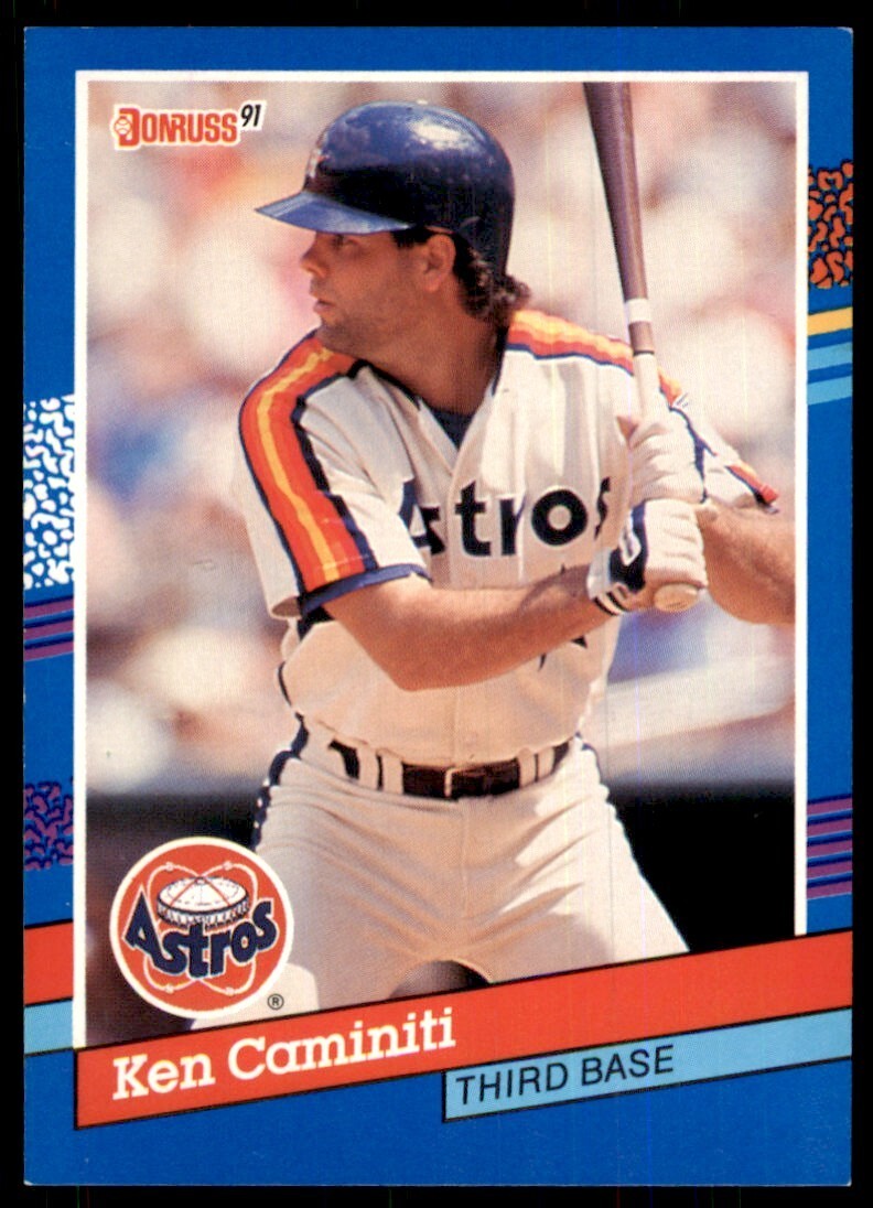 1991 Donruss Baseball Card Ken Caminiti B Baseball Cards #221