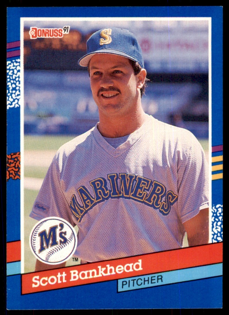 1991 Donruss Baseball Card Scott Bankhead A Baseball Cards #189