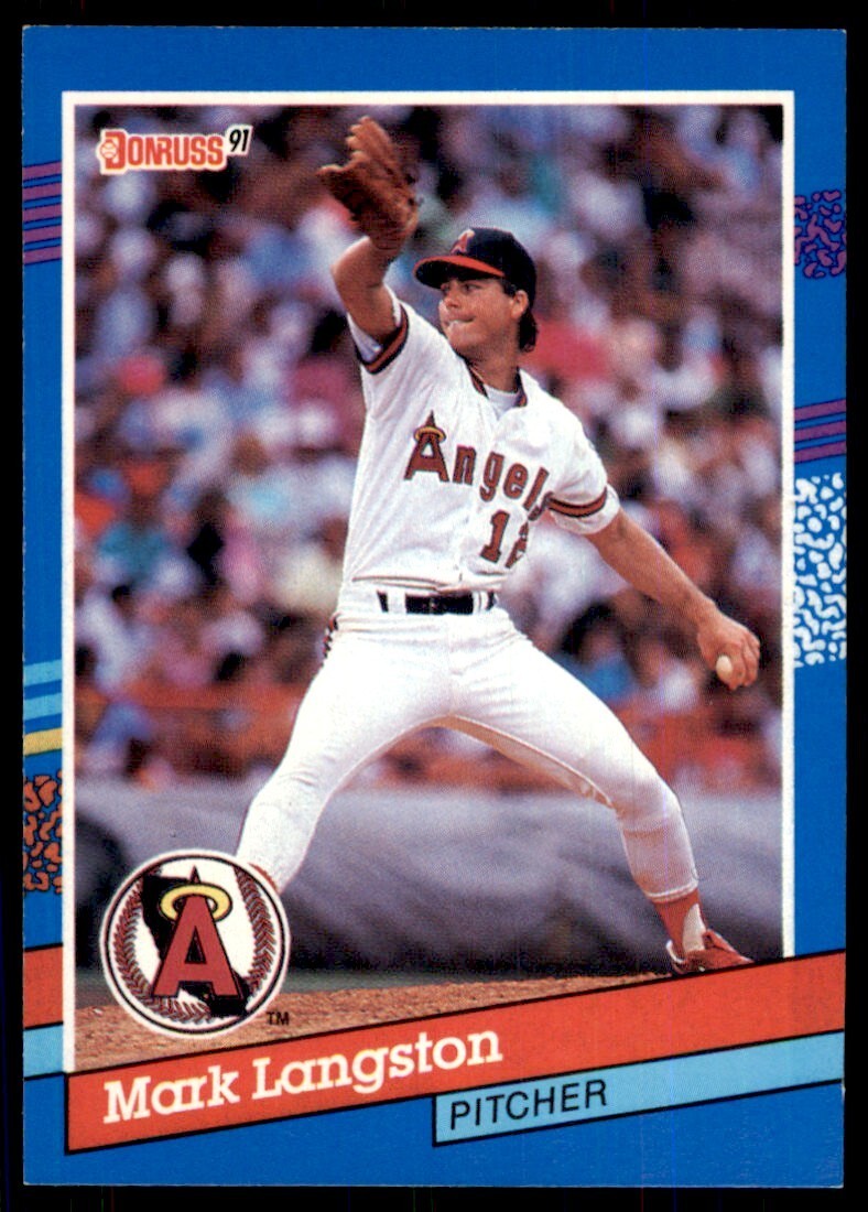 1991 Donruss Baseball Card Mark Langston A Baseball Cards #190