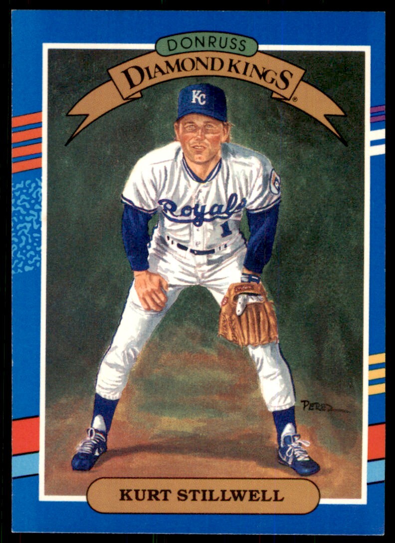 1991 Donruss Baseball Card Kurt Stillwell Kansas City Royals #24