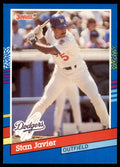 1991 Donruss Baseball Card Stan Javier Los Angeles Dodgers #239