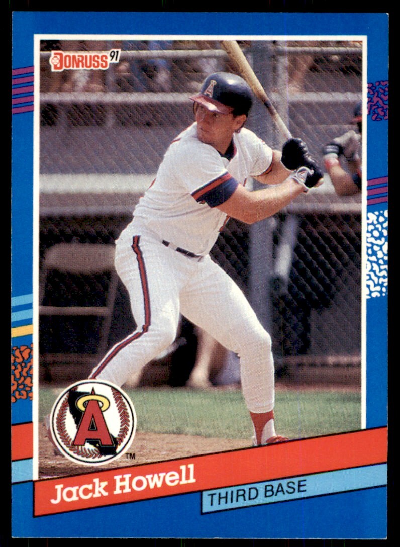 1991 Donruss Baseball Card Jack Howell / California Angels #247
