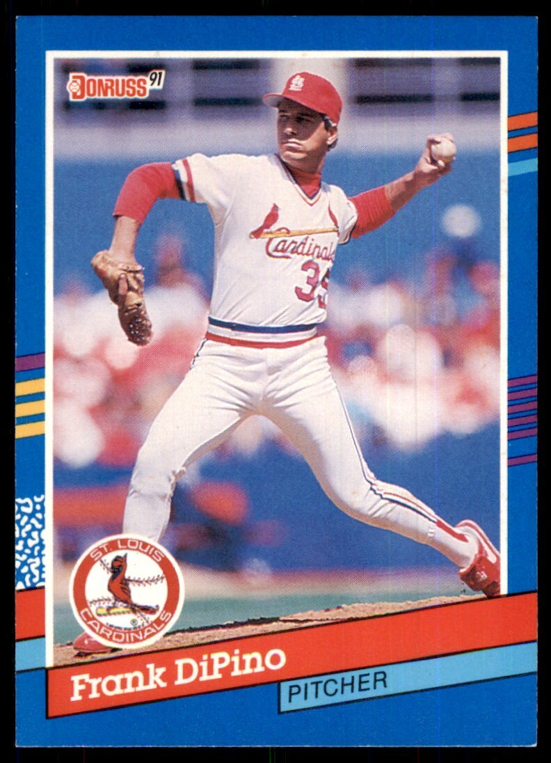 1991 Donruss Baseball Card Frank DiPino . St. Louis Cardinals #360