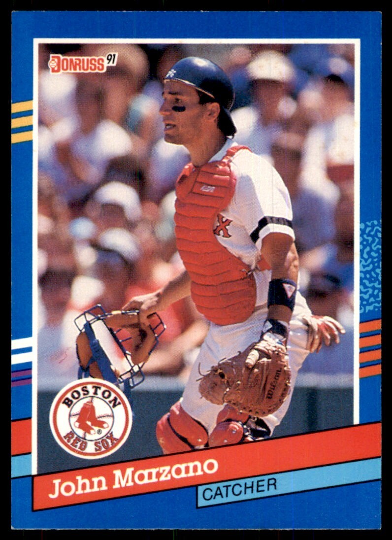 1991 Donruss Baseball Card John Marzano , Boston Red Sox #346