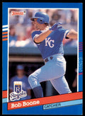 1991 Donruss Baseball Card Bob Boone Kansas City Royals #356