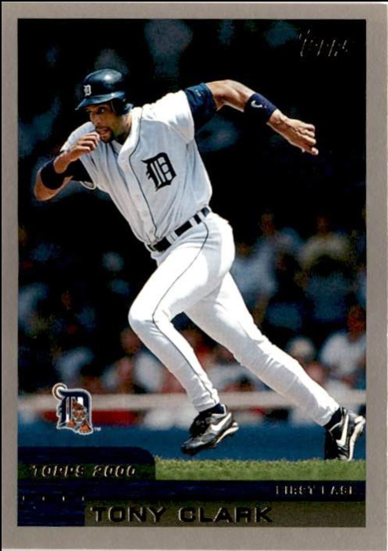 2000 Topps Baseball Card Tony Clark Detroit Tigers #287
