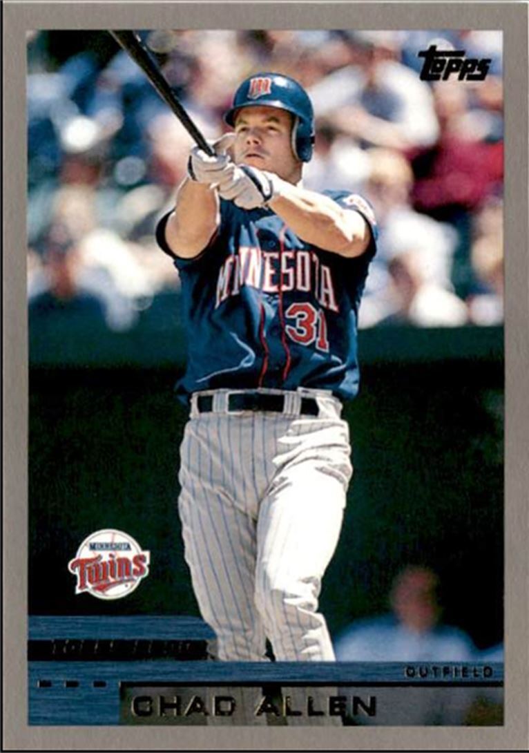 2000 Topps Baseball Card Chad Allen Minnesota Twins #177