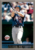 2000 Topps Baseball Card Chad Allen Minnesota Twins #177