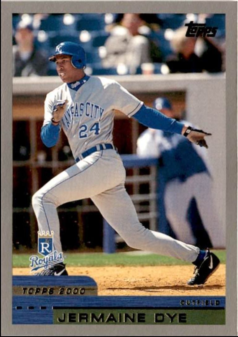 2000 Topps Baseball Card Jermaine Dye Kansas City Royals #116